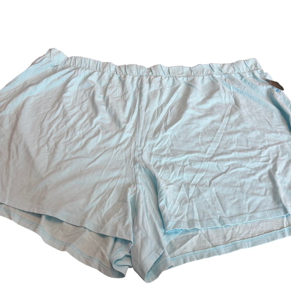 Wild Fable Women's Plus Size Light Blue High-Rise Knit Shorts - Size 3X - NWT